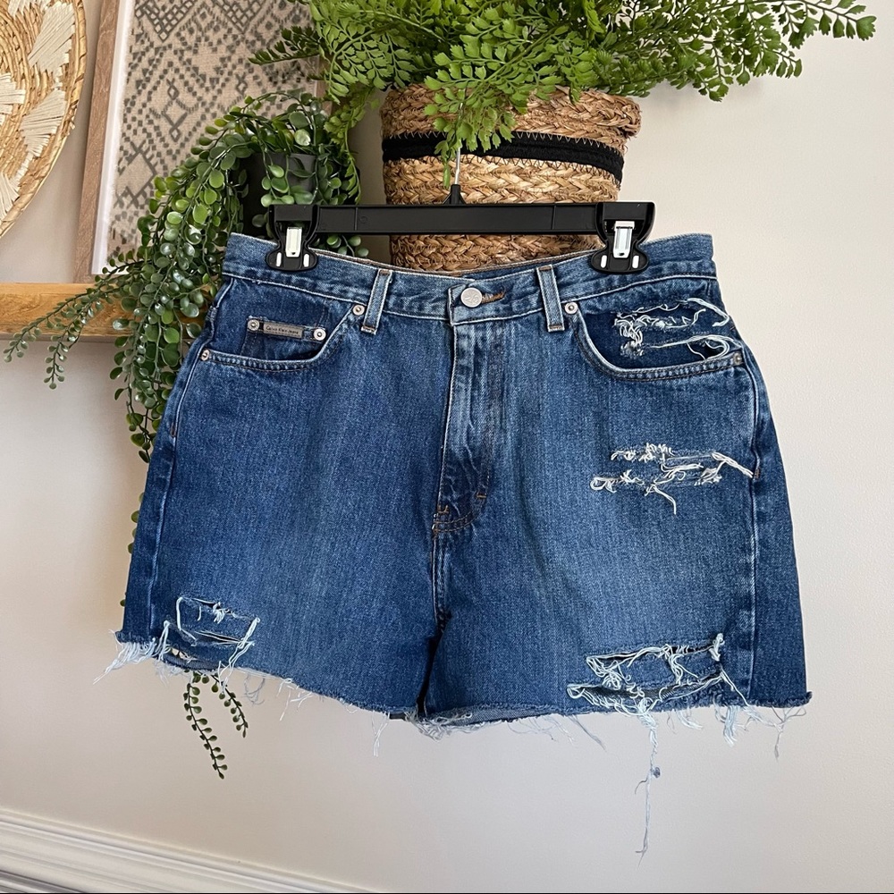Calvin Klein Denim Cutoff Shorts